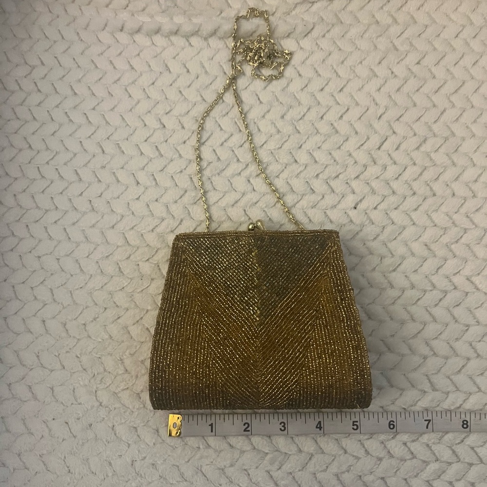 Elegant Gold Evening Clutch